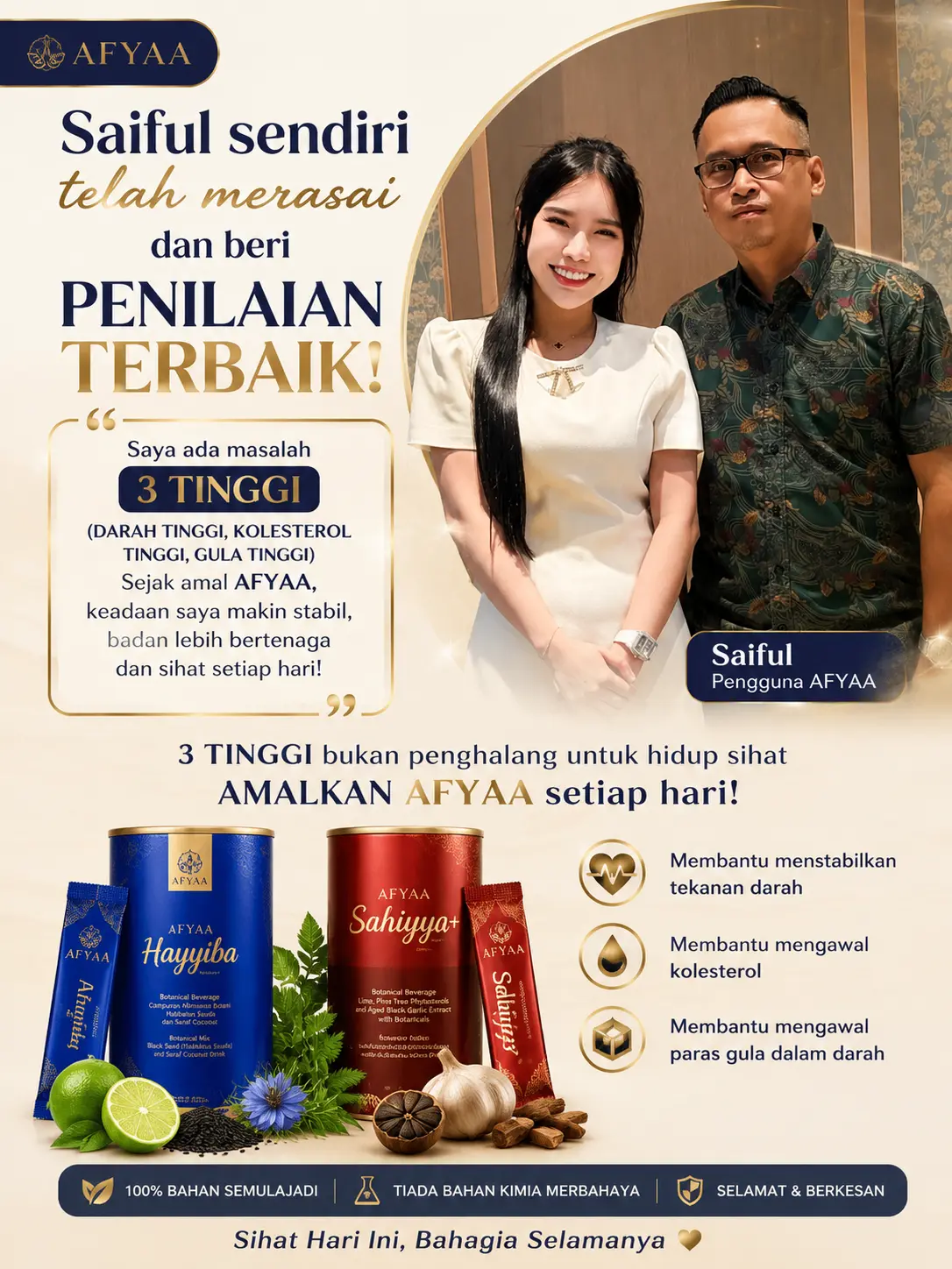 Saiful bersama pengguna AFYAA